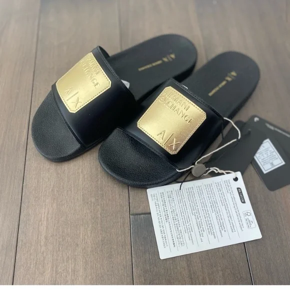 Armani Exchange logo slides ⭐️ Host Pick ⭐️ - Picture 2 of 8